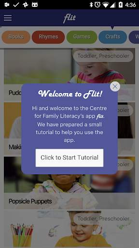 Flit, A Family Literacy App screenshot 1