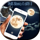 Moon Zoom Camera (Maximum Zoom Camera) icon