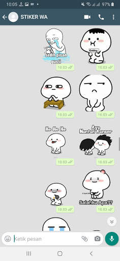 Pack Stiker Wa Pentol Lucu WAStickerApps screenshot 2