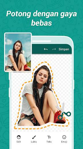 Membuat Pelekat untuk WhatsApp screenshot 3