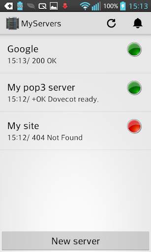 My servers screenshot 1