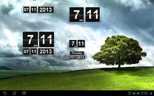 Retro Clock Widget screenshot 5