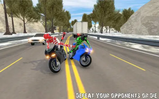 Crazy Bike Rider Road Rash Racing 2019 स्क्रीनशॉट 2