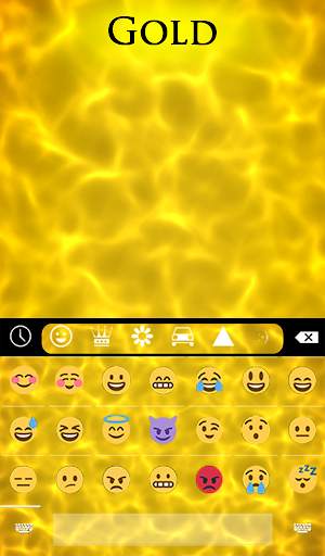 Gold Animated Keyboard Backgro स्क्रीनशॉट 4