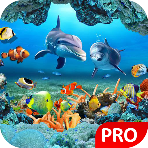 Fish Live Wallpaper 3D Aquarium Background HD :PRO icon