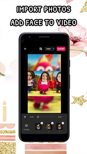 Add Face To Video Face: Funny birthday Video Maker screenshot 3
