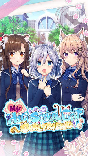 My High School Cat Girlfriend: Anime Dating Game screenshot 1