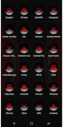 Daf Clean Red Icon Pack screenshot 4