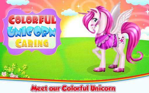 Colorful Unicorn Caring screenshot 2