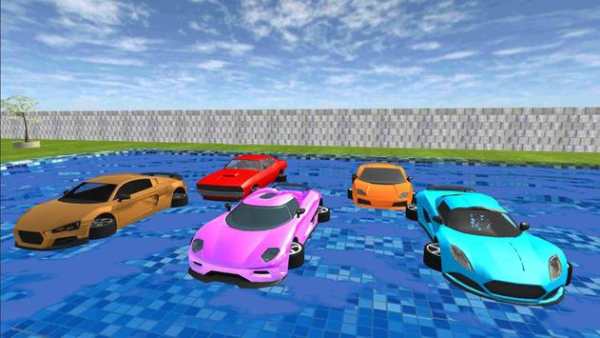 Waterpark Uphill : Adventurous Car Racing screenshot 8