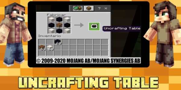 Uncrafting Table Mod for MCPE screenshot 1