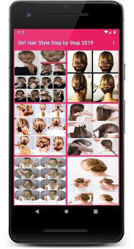 Girl Hair Style Step by Step скриншот 1