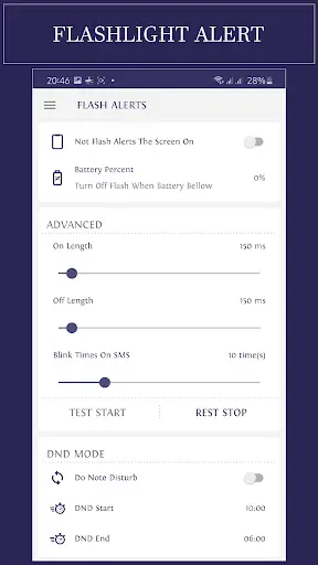 Flash Alerts on Call and SMS - Flash Notification screenshot 4