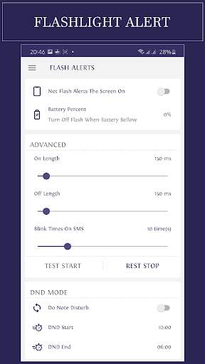 Flash Alerts on Call and SMS - Flash Notification screenshot 4