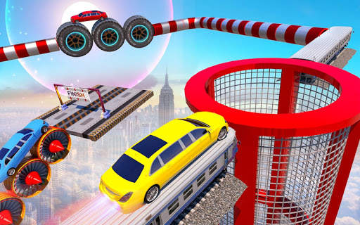 GT Car Stunts Mega Ramp Car Games screenshot 2