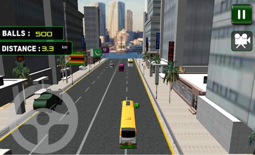 Cricket World Cup Bus Racing screenshot 7