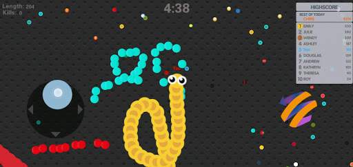 Snake io Worm Zone io Snake crawl game screenshot 3