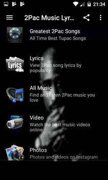 2Pac Music Lyrics 1.0 screenshot 3