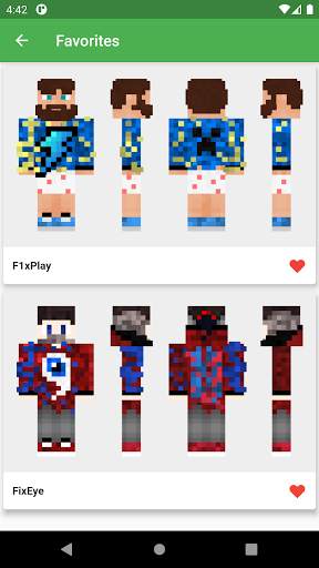 Youtuber skins for minecraft pe screenshot 2