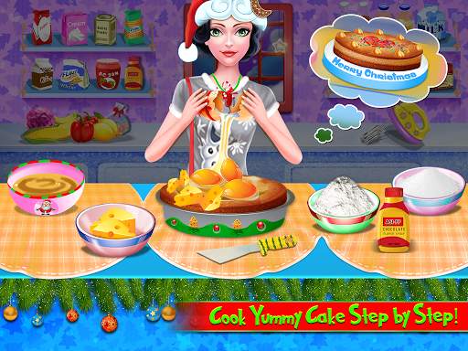 Christmas Sweet Cake Maker - Fun Cooking Game screenshot 2