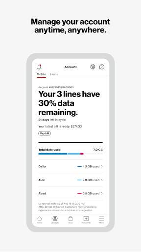My Verizon 3 تصوير الشاشة