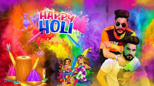 Holi photo frame 2021 screenshot 2