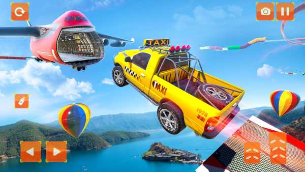 Taxi Car Stunts 2 Games 3D: Ramp Car Stunts screenshot 3