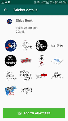 Mahadev Stickers for whatsapp screenshot 3