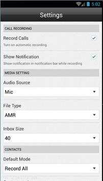 Call recorder auto screenshot 4