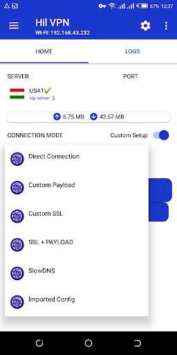 Hil VPN screenshot 2