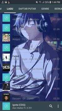 Music Player Anime Theme screenshot 1