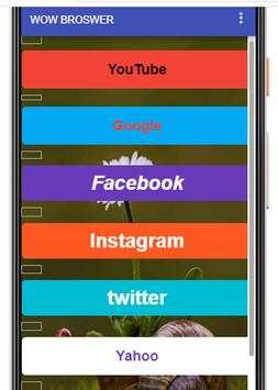 WOW BROWSER screenshot 1