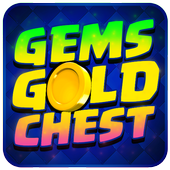 Gems chest gold For Clash Royal simulator icon