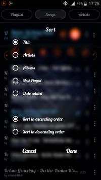BlackPlayer Music Player screenshot 5