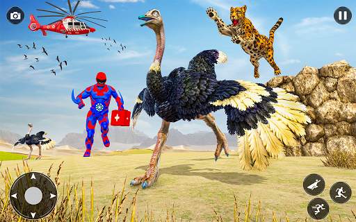 GT Superhero Police Robot Spider Animal Rescue screenshot 7