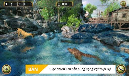 Cá sấu săn bắn trò chơi screenshot 2