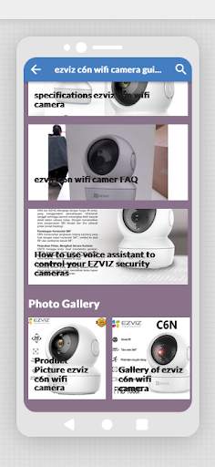 ezviz c6n wifi camera advice screenshot 2