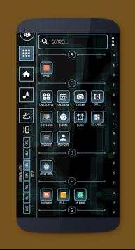 High tech Strip Launcher - futuristic UI screenshot 7