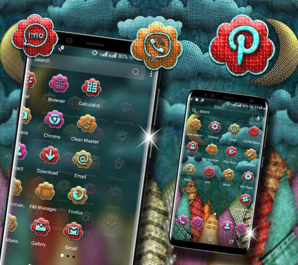 Knitting Cloud Launcher Theme screenshot 2
