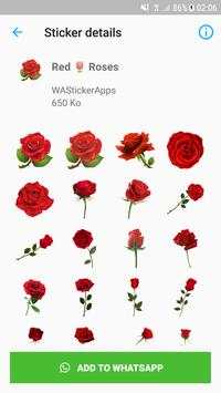 WAStickerApps - Flowers 🌹 Roses screenshot 2