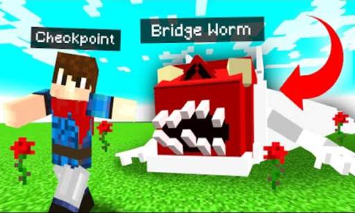 Bridge Worm Mod for Minecraft PE screenshot 1