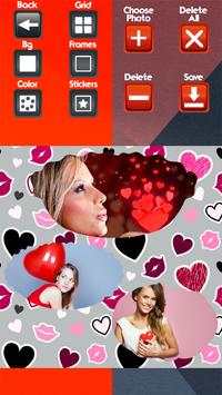 Hearts Photo Collage screenshot 2