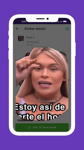 Wendy Guevara Stickers for WA screenshot 10