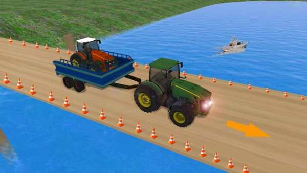 US Tractor Parking 3D - Simulation Game 2017 screenshot 3