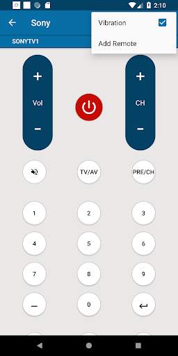 Sony Remote Control screenshot 5