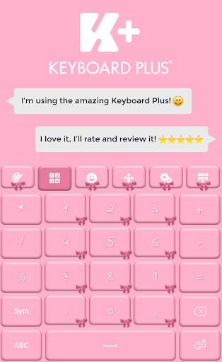 Pink Bow Keyboard screenshot 3