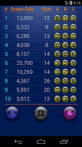 Pick 3 lottery 5 تصوير الشاشة