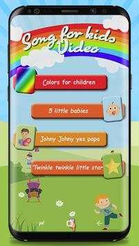 Song for kids video screenshot 1