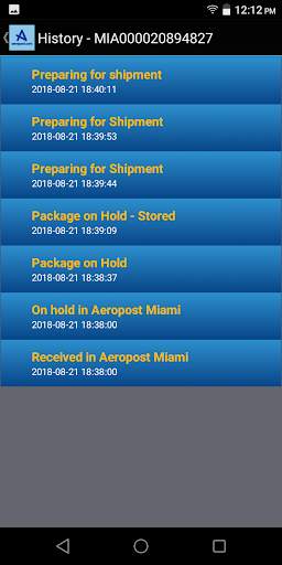 My Aero Tracking screenshot 8