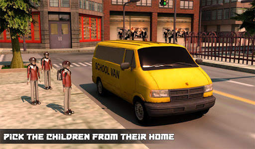 School Van Driver Simulator 3D screenshot 7